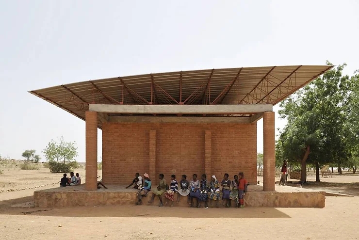 Trường tiểu học Gando, Burkina Faso. Ảnh: Erik Jan Ouwerkerk