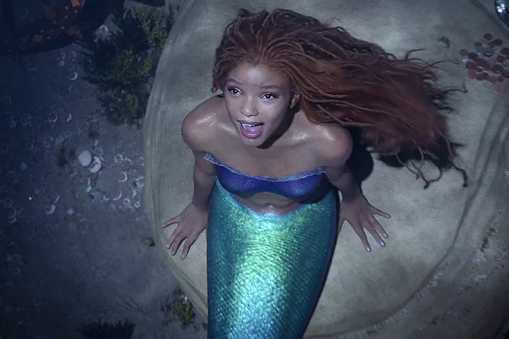 Nàng tiên cá trong bản phim chuyển thể "The Little Mermaid" vừa ra mắt năm 2023 của hãng Disney.