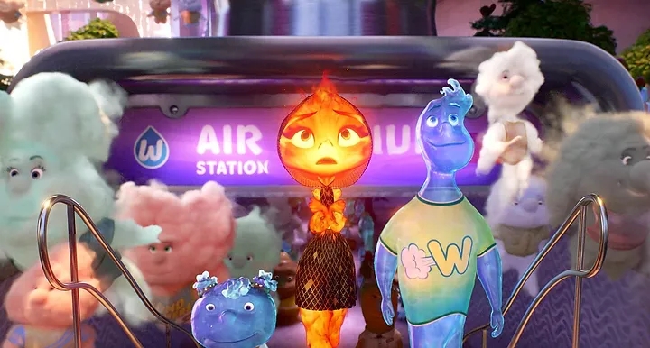 Hình ảnh trong bộ phim Elemental. Nguồn: Pixar (pixar.com)